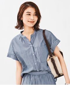 【美品】コーデ売り♡UNTITLED 半袖シャツブラウス＆チュールキャミソール Amazon | [アンタイトル] シャツ・ブラウス 【華やか/夏ブラウス