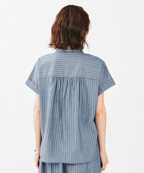 UNTITLED / アンタイトル シャツ・ブラウス | キュプラ混ストライプシャツ | 詳細12