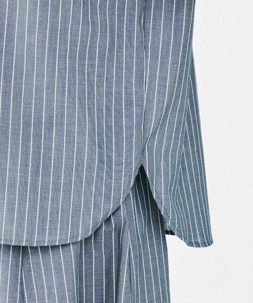 UNTITLED / アンタイトル シャツ・ブラウス | キュプラ混ストライプシャツ | 詳細15