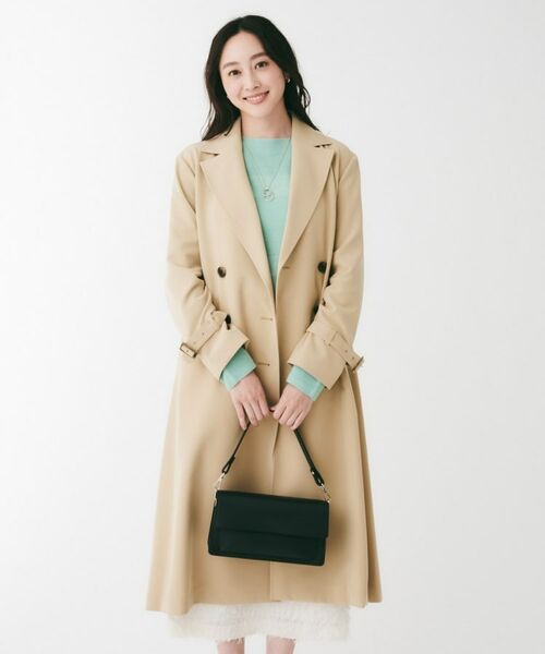 UNTITLED / アンタイトル トレンチコート | 2WAYストレッチ トレンチコート(ベージュ(052))