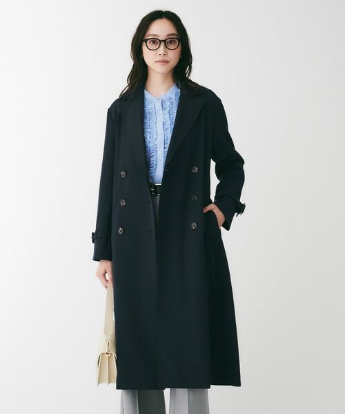 UNTITLED / アンタイトル トレンチコート | 2WAYストレッチ トレンチコート(ネイビー(094))