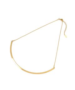 UNTITLED / アンタイトル ネックレス・ペンダント・チョーカー | 【ステンレス】カーヴィプレートショートネックレス