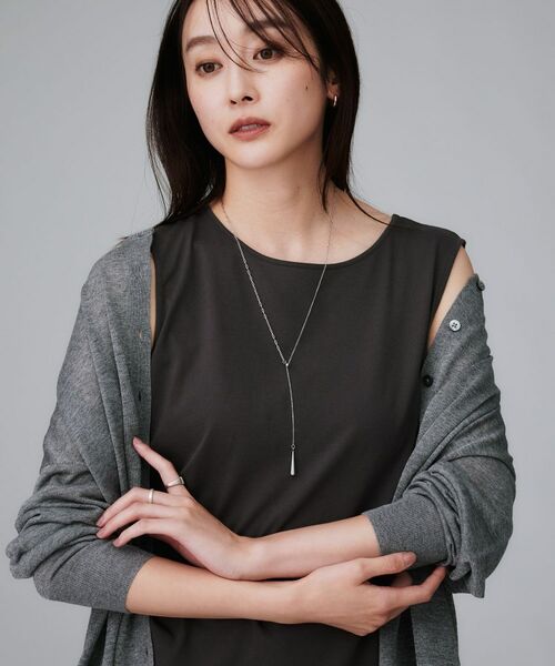UNTITLED / アンタイトル ネックレス・ペンダント・チョーカー | 【ステンレス】Y字ドロップネックレス | 詳細7