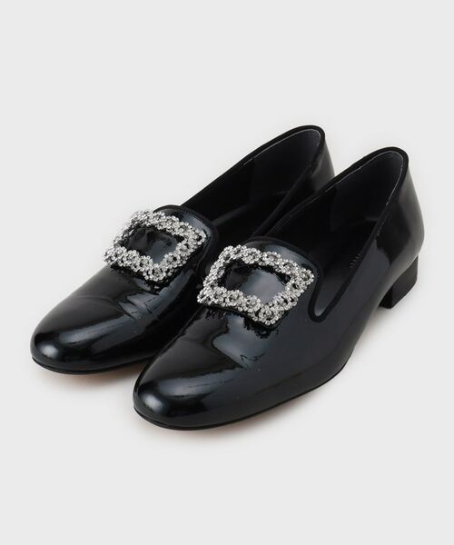 UNTITLED/アンタイトル ビジュー付きオペラシューズ ブラック(019) 25(22.5cm)