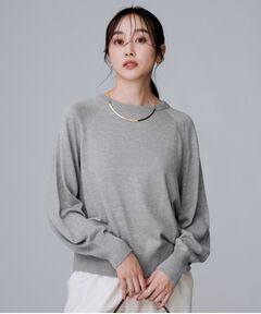 UNTITLED / アンタイトル ニット・セーター | 【8色展開／コンパクト丈】レーヨン混 コクーンニット