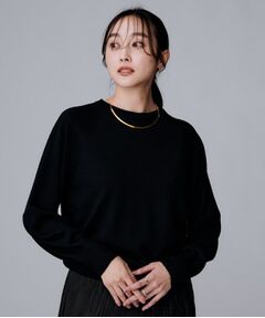 UNTITLED / アンタイトル ニット・セーター | 【8色展開／コンパクト丈】レーヨン混 コクーンニット