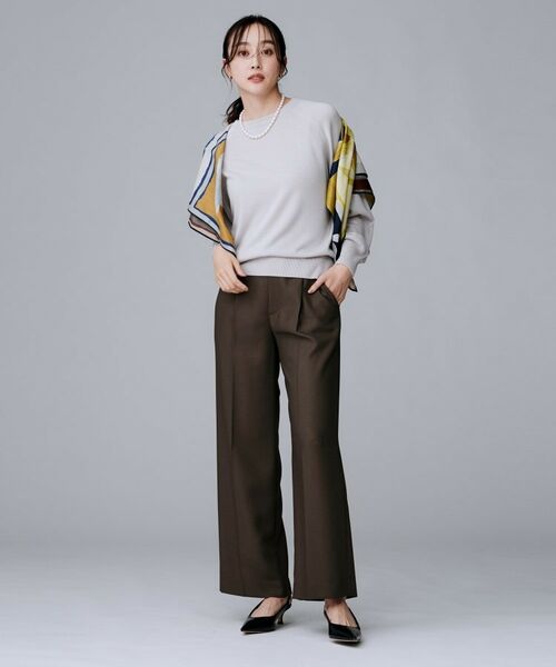 UNTITLED / アンタイトル ニット・セーター | 【8色展開／コンパクト丈】レーヨン混 コクーンニット | 詳細21