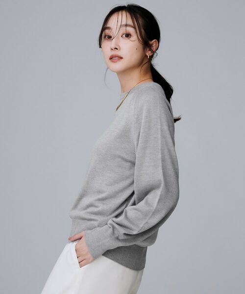 UNTITLED / アンタイトル ニット・セーター | 【8色展開／コンパクト丈】レーヨン混 コクーンニット | 詳細8