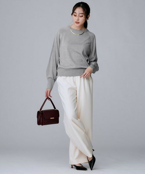 UNTITLED / アンタイトル ニット・セーター | 【8色展開／コンパクト丈】レーヨン混 コクーンニット | 詳細9