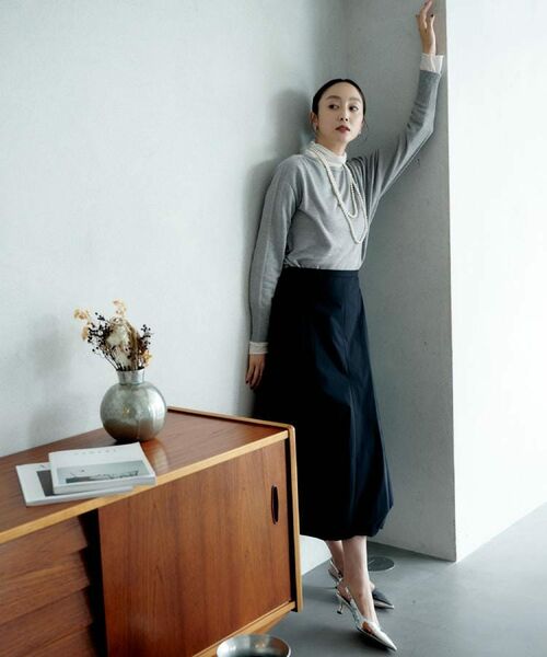 UNTITLED / アンタイトル ニット・セーター | 【8色展開/体型カバー】魅せる"タイムレスニット" | 詳細11