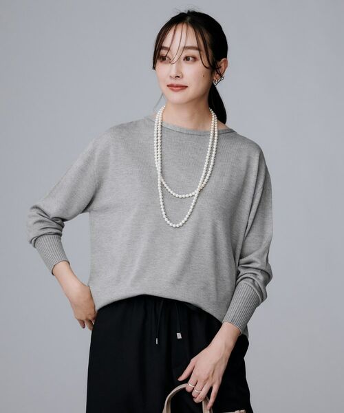 UNTITLED / アンタイトル ニット・セーター | 【8色展開/体型カバー】魅せる"タイムレスニット" | 詳細12