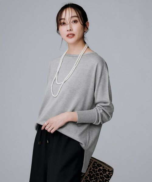 UNTITLED / アンタイトル ニット・セーター | 【8色展開/体型カバー】魅せる"タイムレスニット" | 詳細13