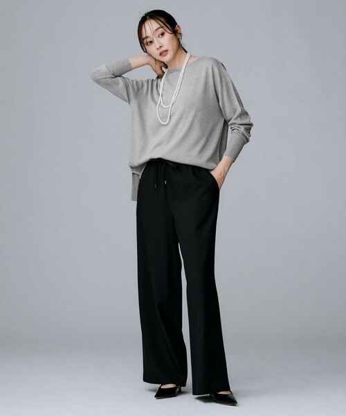 UNTITLED / アンタイトル ニット・セーター | 【8色展開/体型カバー】魅せる"タイムレスニット" | 詳細14