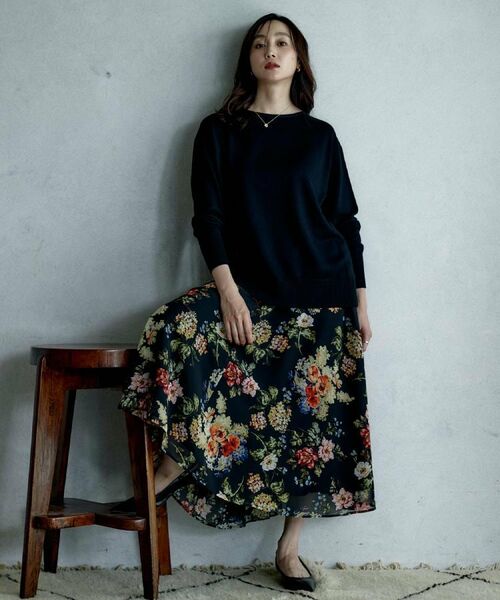 UNTITLED / アンタイトル ニット・セーター | 【8色展開/体型カバー】魅せる"タイムレスニット" | 詳細17