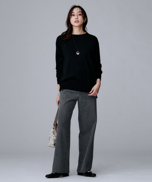 UNTITLED / アンタイトル ニット・セーター | 【8色展開/体型カバー】魅せる"タイムレスニット" | 詳細20