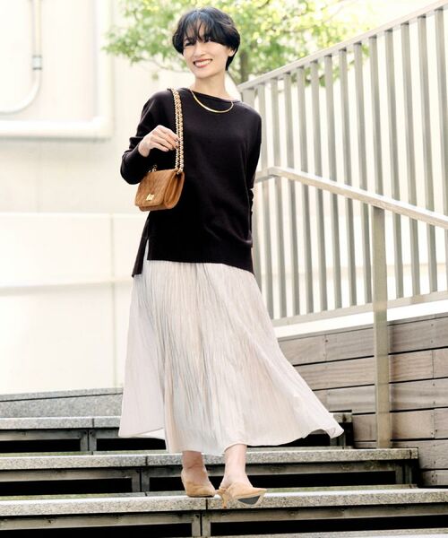 UNTITLED / アンタイトル ニット・セーター | 【8色展開/体型カバー】魅せる"タイムレスニット" | 詳細22