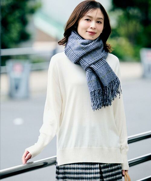 UNTITLED / アンタイトル ニット・セーター | 【8色展開/体型カバー】魅せる"タイムレスニット" | 詳細3