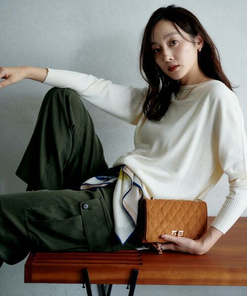 UNTITLED / アンタイトル ニット・セーター | 【8色展開/体型カバー】魅せる"タイムレスニット" | 詳細5