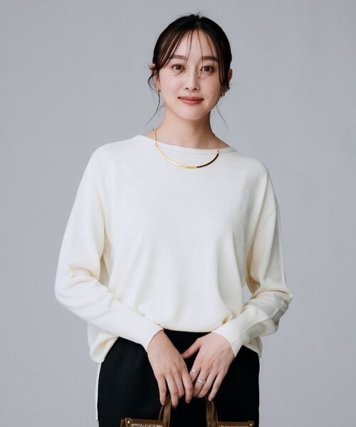 UNTITLED / アンタイトル ニット・セーター | 【8色展開/体型カバー】魅せる"タイムレスニット" | 詳細6