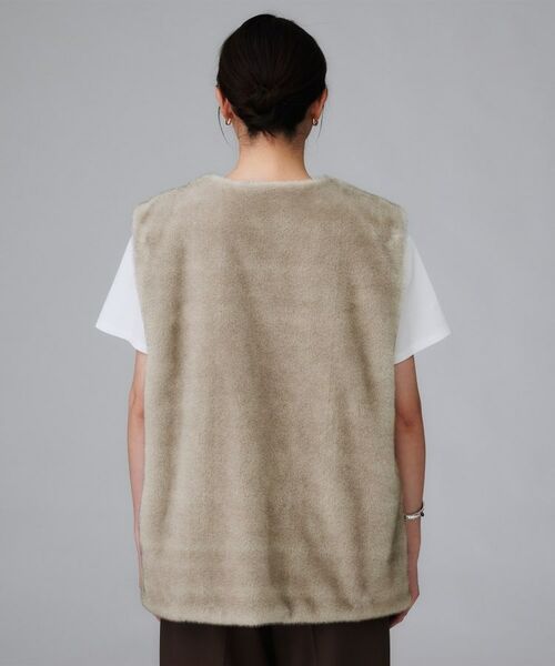 UNTITLED / アンタイトル ベスト | 【トレンド/ジレ】フェイクファーベスト | 詳細14