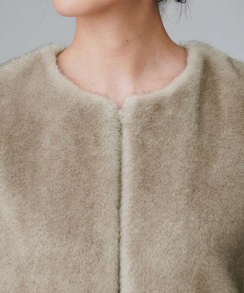 UNTITLED / アンタイトル ベスト | 【トレンド/ジレ】フェイクファーベスト | 詳細15