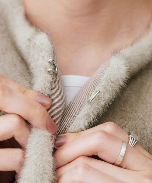 UNTITLED / アンタイトル ベスト | 【トレンド/ジレ】フェイクファーベスト | 詳細19