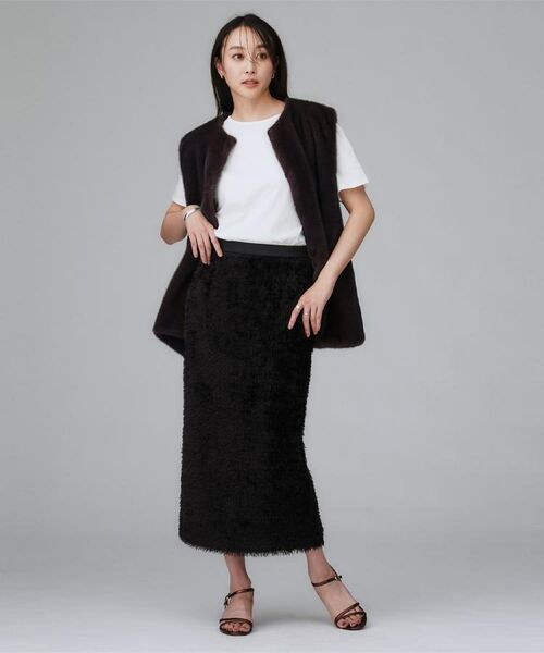 UNTITLED / アンタイトル ベスト | 【トレンド/ジレ】フェイクファーベスト | 詳細4