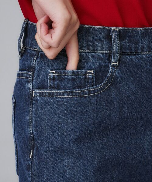 UNTITLED / アンタイトル デニムパンツ | 【グレー/ブルー/ジーンズ】ソフトワイドデニムパンツ | 詳細14