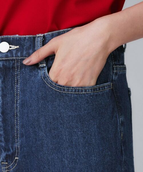 UNTITLED / アンタイトル デニムパンツ | 【グレー/ブルー/ジーンズ】ソフトワイドデニムパンツ | 詳細15