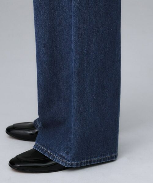 UNTITLED / アンタイトル デニムパンツ | 【グレー/ブルー/ジーンズ】ソフトワイドデニムパンツ | 詳細17