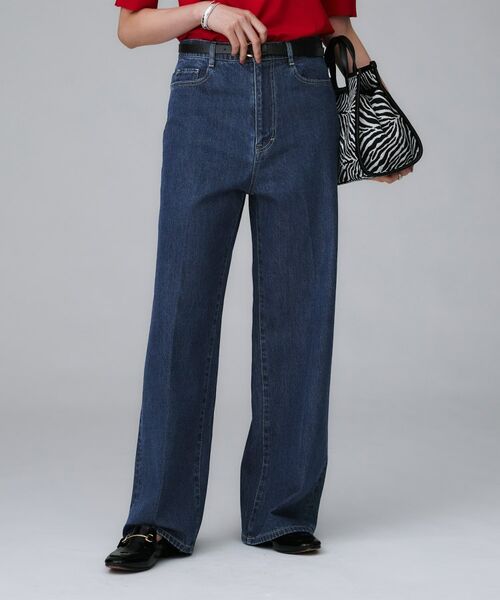 UNTITLED / アンタイトル デニムパンツ | 【グレー/ブルー/ジーンズ】ソフトワイドデニムパンツ | 詳細7
