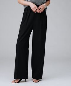 UNTITLED / アンタイトル パンツ | 【はっ水/後ろウエストゴム/リラクシー】ストレッチ2タックワイドパンツ