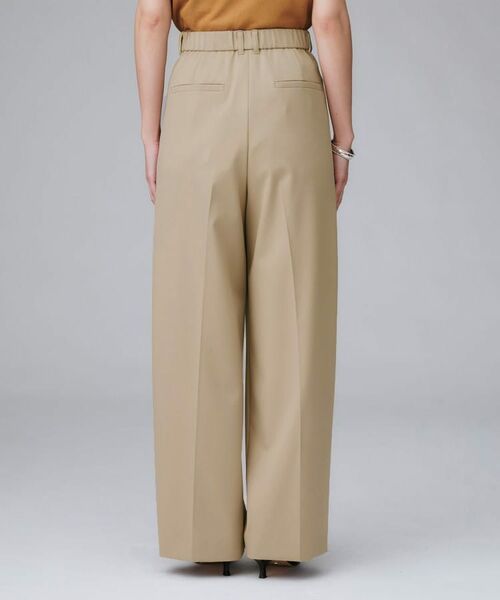 UNTITLED / アンタイトル パンツ | 【はっ水/後ろウエストゴム/リラクシー】ストレッチ2タックワイドパンツ | 詳細19