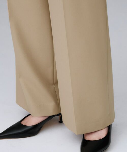 UNTITLED / アンタイトル パンツ | 【はっ水/後ろウエストゴム/リラクシー】ストレッチ2タックワイドパンツ | 詳細23