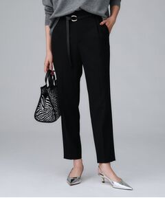 UNTITLED / アンタイトル ショート・ハーフ・半端丈パンツ | 【はっ水/後ろウエストゴム/洗える】ストレッチテーパードパンツ