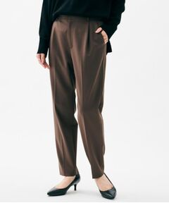 UNTITLED / アンタイトル ショート・ハーフ・半端丈パンツ | 【はっ水/後ろウエストゴム/洗える】ストレッチテーパードパンツ