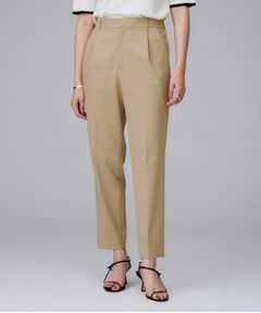 UNTITLED / アンタイトル ショート・ハーフ・半端丈パンツ | 【はっ水/後ろウエストゴム/洗える】ストレッチテーパードパンツ