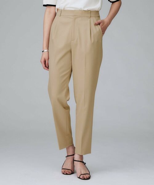 UNTITLED / アンタイトル ショート・ハーフ・半端丈パンツ | 【はっ水/後ろウエストゴム/洗える】ストレッチテーパードパンツ | 詳細13