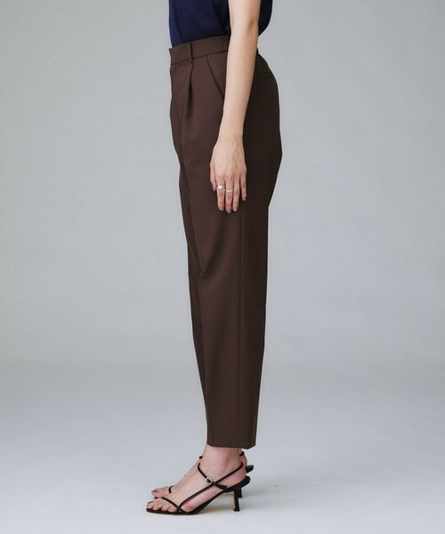 UNTITLED / アンタイトル ショート・ハーフ・半端丈パンツ | 【はっ水/後ろウエストゴム/洗える】ストレッチテーパードパンツ | 詳細18