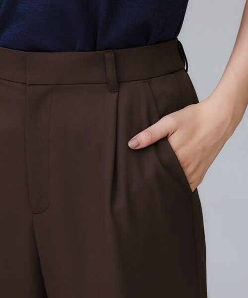 UNTITLED / アンタイトル ショート・ハーフ・半端丈パンツ | 【はっ水/後ろウエストゴム/洗える】ストレッチテーパードパンツ | 詳細21