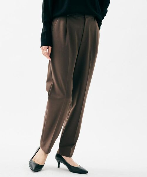 UNTITLED / アンタイトル ショート・ハーフ・半端丈パンツ | 【はっ水/後ろウエストゴム/洗える】ストレッチテーパードパンツ | 詳細8