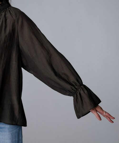 UNTITLED / アンタイトル シャツ・ブラウス | 【キャンディスリーブ/エレガント】フリルギャザーネックブラウス | 詳細20