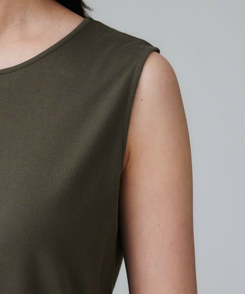 UNTITLED / アンタイトル カットソー | 【接触冷感/コットン100/洗える/丸首】ノースリーブ天竺プルオーバー | 詳細18