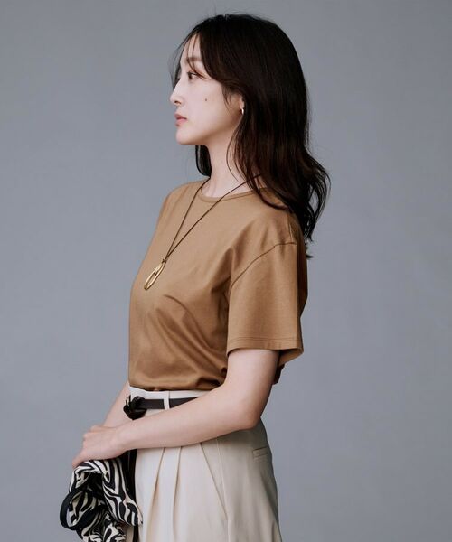 UNTITLED / アンタイトル Tシャツ | 【接触冷感/コットン100/洗える/Tシャツ】半袖天竺プルオーバー | 詳細11