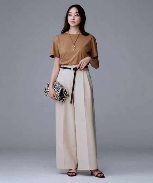 UNTITLED / アンタイトル Tシャツ | 【接触冷感/コットン100/洗える/Tシャツ】半袖天竺プルオーバー | 詳細12