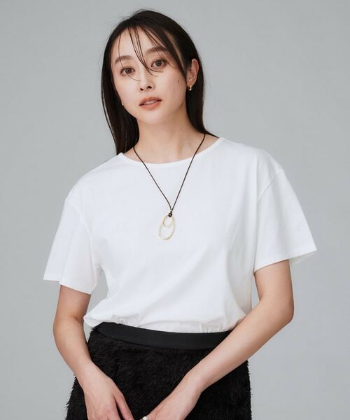 UNTITLED / アンタイトル Tシャツ | 【接触冷感/コットン100/洗える/Tシャツ】半袖天竺プルオーバー | 詳細2