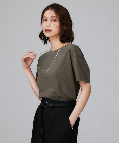 UNTITLED / アンタイトル Tシャツ | 【接触冷感/コットン100/洗える/Tシャツ】半袖天竺プルオーバー | 詳細6