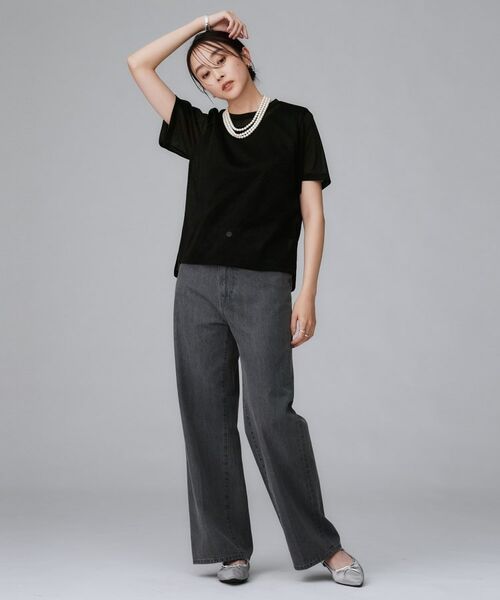 UNTITLED / アンタイトル Tシャツ | 【洗える】ラメシアーTシャツ | 詳細12