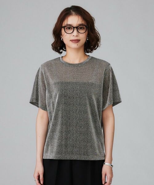 UNTITLED / アンタイトル Tシャツ | 【洗える】ラメシアーTシャツ | 詳細16