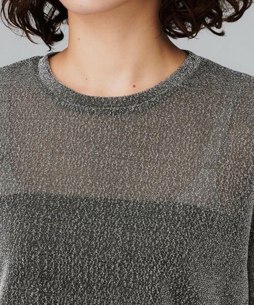 UNTITLED / アンタイトル Tシャツ | 【洗える】ラメシアーTシャツ | 詳細19